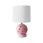 Mirabella Lulu Ceramic Heart Table Lamp