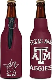 WinCraft NCAA Texas AM Aggies Bottle Cooler, Stubby Holder Can Cooler, Team Colors, One Size