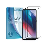 2 Pack MEZON OPPO Find X5 Lite Full Cover Tempered Glass Screen Protectors