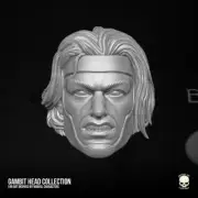 Gambit v3 Uncanny X-Men custom head for Marvel Legends and other action figures