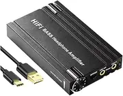 HiFi BASS Headphone Amplifier 16-600Ω Earphone Amp Rechargeable +Volume Control for Phones