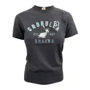 NRL Cronulla Sharks '67' Vintage T-Shirt - LADIES - Sizes 10 - 12
