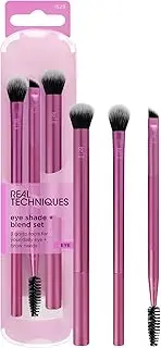 Real Techniques Eye Shade and Blend Eyeshadow Makeup Brush Duo (Packaging and Handle Colour May Vary), Assorted, 2 Count (Pack of 1)