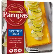 Pampas Shortcrust Pastry 5 Sheets 1kg