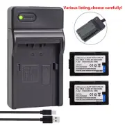 Battery or USB Charger for Panasonic CGR-D08 CGR-D08A/1B CGR-D08R D08 NV-DS8 DS9