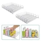 Self Pushing Drink Organizer for Fridge 6 Rows Home Can Dispenser