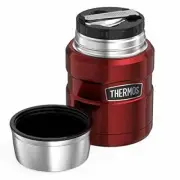 Thermos Stainless King Food Flask, Red, 470 ml