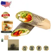 500 Greaseproof 12x12 Inch Kraft Paper Food Liners - Rustic Agave Design