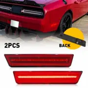 Red LED Rear Side Marker Light Lamp For 2008-14 Dodge Challenger/11-14 Charger E