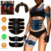 EMS Rechargeable Abdominal Arms Hips Stimulator Muscle Trainer For Gym Fitness A