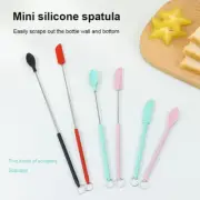 Mini Retractable Silicone Scraper Jam Deep Bottle Scraper Spoon Spatula Set Kitc