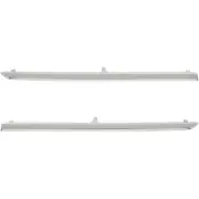 Grille Trim Set For 2013-2015 Honda Accord Left & Right Center Lower Molding 2Pc