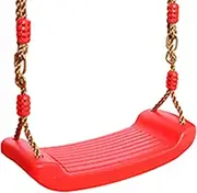 Swing Seat for Kids, Replacement Swing Seat - With Adjustable Rope, Heavy Duty Rust Proof Anti Slip Hangable Seat for Kids and Adults