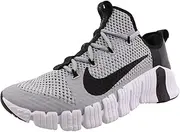 [Nike] Free Metcon 3 Unisex Shoes Size 8.5, Color: Wolf Grey/Black/White
