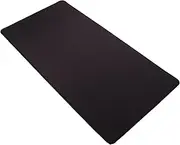 BESPORTBLE Poker Mat Extended Desk Pad Natural Rubber Mouse Pad Tabletop Game Playmat Card and Coin Mat Playing Card Decorations Black Rubber
