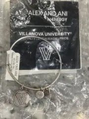 Alex And Ani Villanova University Silver Tone Bangle Bracelet