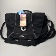 New w/ Tags High Sierra Computer Bag Laptop Messenger Briefcase Black 18x13.5x7