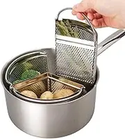 Instant Pot Steamer Baskets - Steamer Basket for Instant Pot Accessories, Pot Strainer Steamer for Cooking, Steam Basket Stainless Steel Steamer Insert for Vegetables - 6qt Size