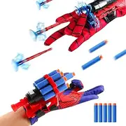 Wiifyly Spider Web Gloves Shooters Costume Toy for Kids Girl Boys Cosplay Launcher Action Figure