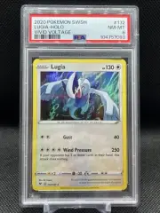 Pokemon Sword & Shield Vivid Voltage Holo #132 Lugia PSA 8