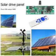 Long Light Solar Powered Lights Lamp Panel w/ Remote Control Circuit Panel Board