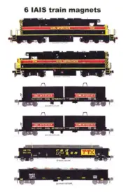 Iowa Interstate Steel Mill Train 6 magnets Andy Fletcher