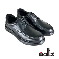 在飛比找momo購物網優惠-【Waltz】寬楦 氣墊 舒適皮鞋 紳士鞋 氣墊鞋(4W51