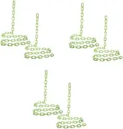 Cabilock 3sets Glow in Dark Halloween Chains Plastic Party Decorations for Costume Events Haunted Houses 2pcs*3