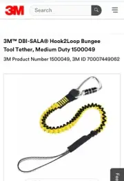 3M Hook2Loop Bungee Tether 1500049