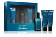 Davidoff Cool Water Gift Set - Eau De Toilette Spray +1.7 oz After Shave Balm+ 1.7 oz Shower Gel