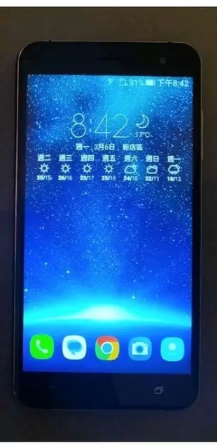 華碩ASUS ZenFone 3 ZE552KL Z012DA(4G,64G 黑)二手9.5成新
