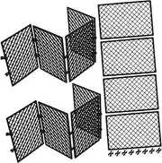 PHENOFICE 30pcs Garage Panel for Remote Track Panels Versatile and Realistic Mesh Construction for Miniature Traffic and Parking