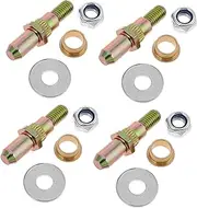 NOLITOY 4 Sets Car Side Door and Bushing Kit Durable Hinge Repair Tool for Suvs Vehicle Specific Design for Enhanced Door Stability and Easy Installation