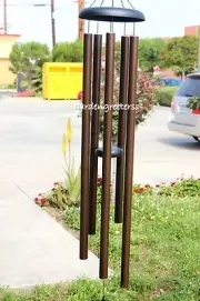 LARGE 60" WIND CHIME BROWN 60" LARGE WIND CHIME Deep tone