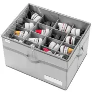 Shoe Organizer for Closet, Fits 16 Pairs, Large Shoe Box Storage Containers, ...