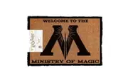 Harry Potter Ministry Of Magic Welcome Man Cave Door Mat