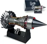 HI-REEKE Jet Engine Model Kit, TR900 Turbofan 3D Printing Toy for Teen(Rotatable)
