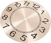 KONTONTY DIY Wall Clock Aluminum Dial Replacement Part for Clock Making 243mm Rose Gold Sturdy Elegant Design