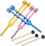1Set Ear Cleaning Tuning Fork Kit Sound Fork for Sensory Testing Ear Cleaning Ergonomic Design for Easy Handling