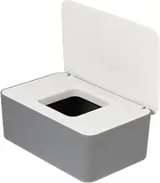 PERSELOSO Multifunctional Plastic Napkin Storage Box with Lid Organize Wipes for Bedroom Bathroom Office Desk and More Convenient Occasions