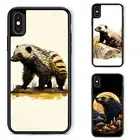 For Samsung A15 A16 S23 S24 S25 Ultra FE oil painting honey badger Hybrid Covers