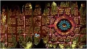 Ultra PRO - MTG The Lost Caverns of Ixalan, Ixalan Ruins Holofoil Playmat for Magic: The Gathering Use as Oversize Mouse Pad, Desk Mat, Gaming Playmat, TCG Card Game Playmat, Protect Cards