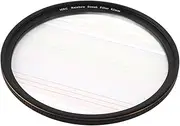 Universal Colorful Streak Star Filter Micro SLR Camera Dot to Line Filters, Special Effects Camera Filters for Night Scenes Movies Music Videos Commercials (82mm)