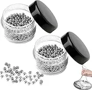 FeBohao 600pcs Decanter Cleaning Balls Wine Decanter 304 Stainless Steel Cleaning Balls for Wine Bottles Glass Decanters Carafes Narrow Spouted Vases