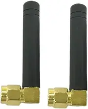 50 Pcs 2.4GHz 2dBi SMA/RP-SMA Male Connector Antennas 50cm(RP SMA M Right Angle)