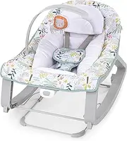 Ingenuity Keep Cozy 3-in-1 Grow with Me Vibrating Baby Bouncer Seat & Infant to Toddler Rocker, Vibrations & Toy Bar, 0-30 Months Up to 40 lbs (Madi)