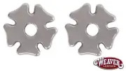 Cloverleaf 7/8" Replacement Rowels Polished Stainless Steel New Eddy's Tack