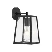 Telbix Cantena Classic Metal Glass 1LT Wall Light Small 150mm