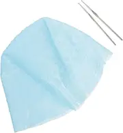 PENIKOKO 1Set Silicone Hair Coloring Cap Reusable Highlighting Hat with Crochet Hooks for Easy Hair Dyeing for Salon Use and Personal Styling