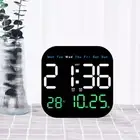 Adjustable Brightness Digital Wall Clock with Temperature Date and Week Display